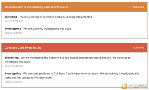 Coinbase平台出现长时间中断 - 屯币呀