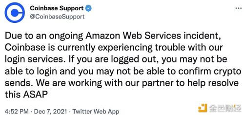 Coinbase登录服务出现问题 - 屯币呀