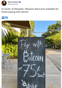 萨尔瓦多小镇EI Zonte：使用比特币支付可以享受许多折扣 - 屯币呀