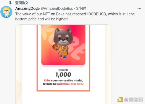 ADOGE发布的创世NFT，场外交易达1000USDT - 屯币呀