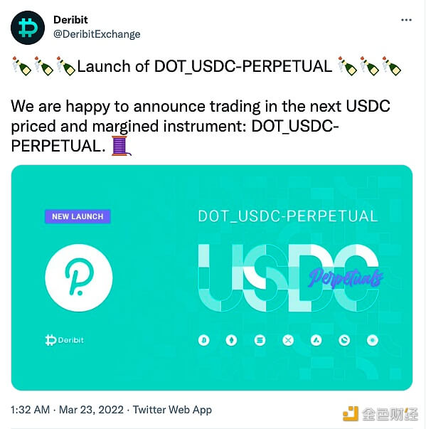 Deribit上线USDC作为保证金的多个永续合约 - 屯币呀