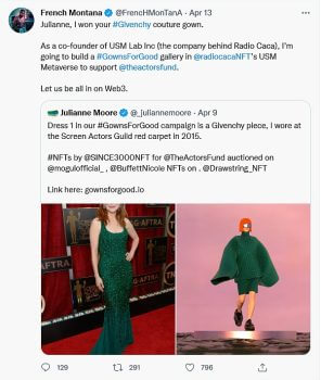 RACA联合创始人将联手Julianne Moore在USM元宇宙为打造艺术画廊 - 屯币呀